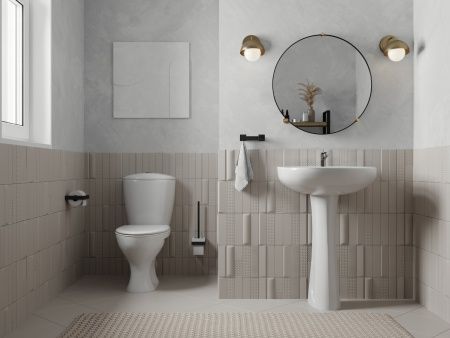 Умывальник "Версия" с переливом, без комплекта, 1 отверстие, белый