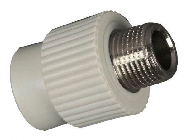 Муфта PPRC НР 20х1/2"   (серый) FD  (50/200)