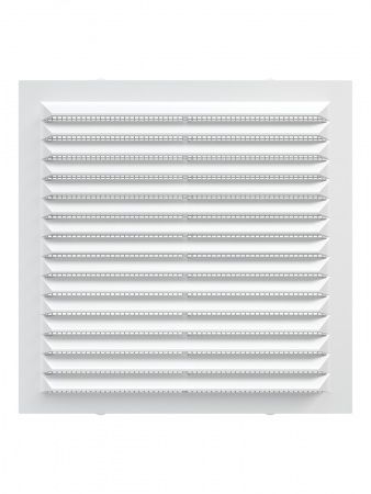 Решетка пластиковая 138х138, белая, сетка