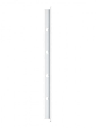 Дверца пластиковая АБС 418х418 (396х396) белая с фланцем, ручка