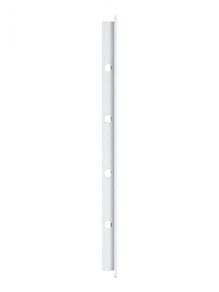 Дверца пластиковая АБС 418х418 (396х396) белая с фланцем, ручка