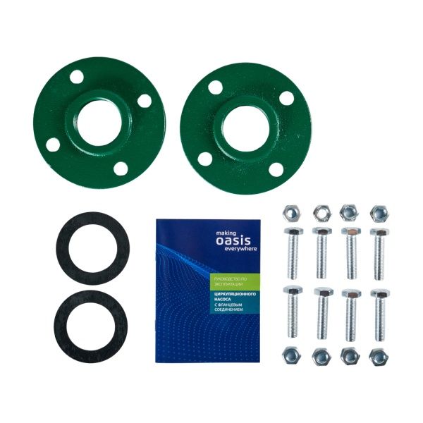 Насос циркуляционный Oasis CF40-550, 225мм   (фланцевый, с комплектом фланцев и крепежом) с проводом