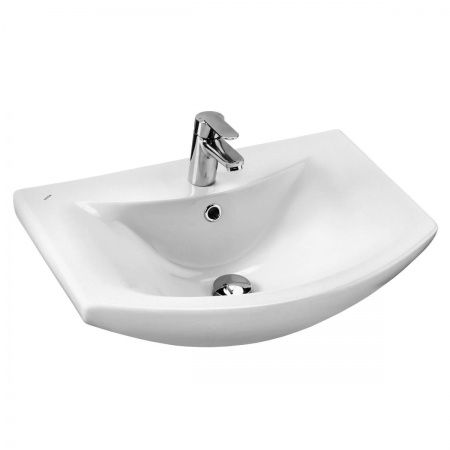 Умывальник мебельный "Балтика 70" с переливом, без комплекта, 1 отверстие, белый