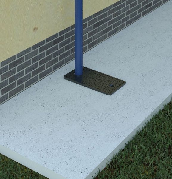 Трап уличный Rain ТУ-30.16,6.20 пластиковый с глухой крышкой