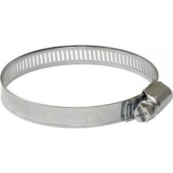 Хомут червячный, оцинкованный, под отвертку  40-60мм