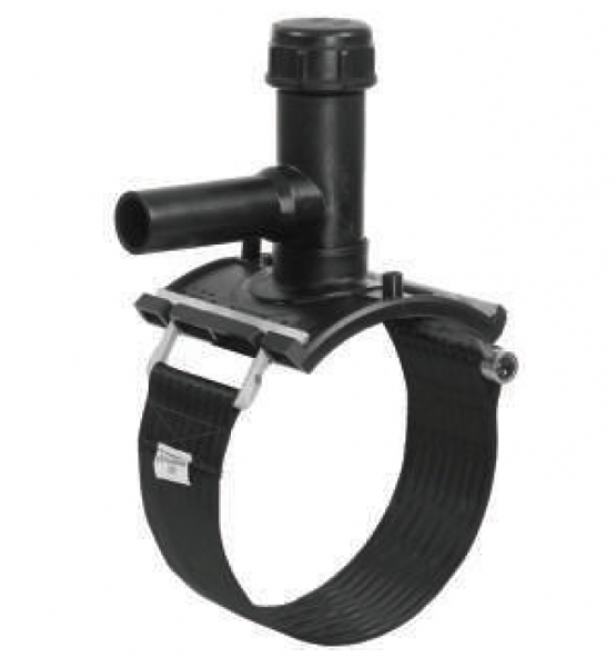 Седелка электросварная 250х63 с ответной частью  SDR 11 Plasson