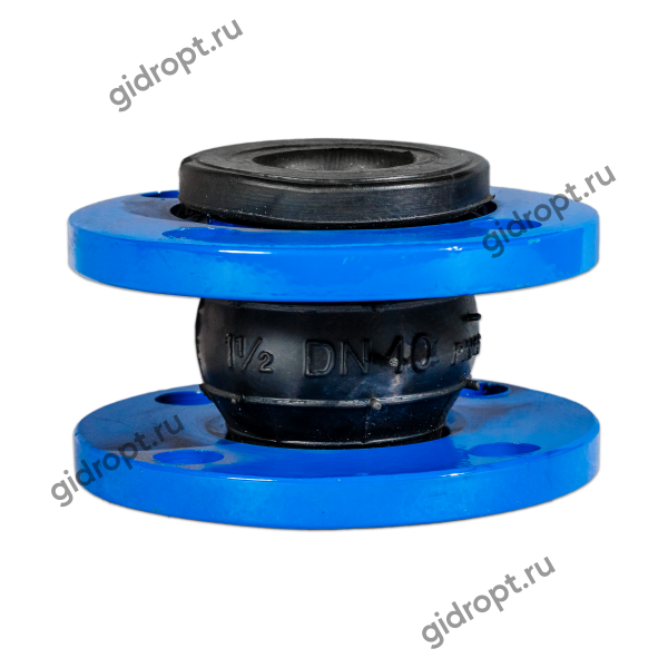 Компенсатор (виброкомпенсатор) фланцевый Ду 40 (резиновая вставка) Ру 10/16