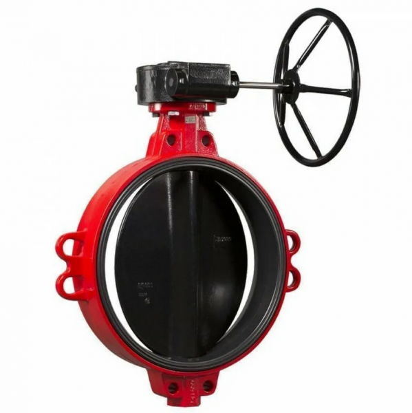 Затвор ЗПВЛ-FLN(W)-5-200-MDV-E, Ду 200, Ру-16, с редуктором (диск НЖ, EPDM-седло, корпус-чугун)