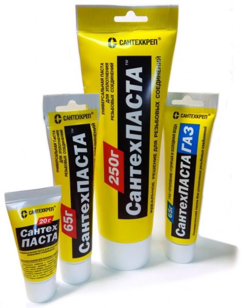 Паста уплотнительная САНТЕХПАСТА (тюбик 20г.) вода, отопление
