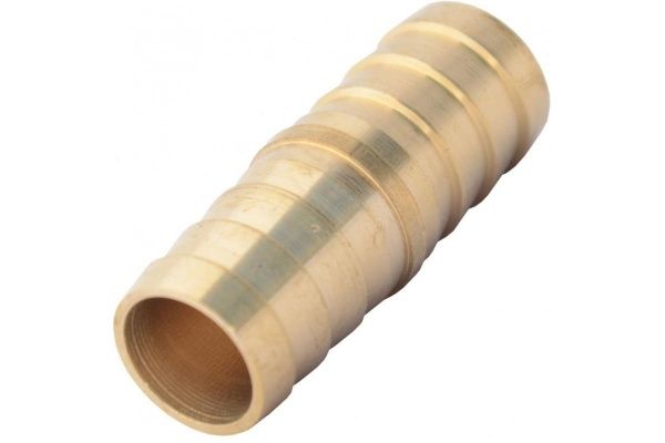 Соединитель (ерш) неразъемный для шлангов 35х35 мм (латунный)