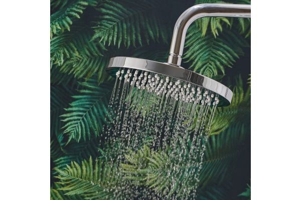 Смеситель для душа одноручный с жесткой стойкой, тропическая лейка, латунь, B7057SB-31