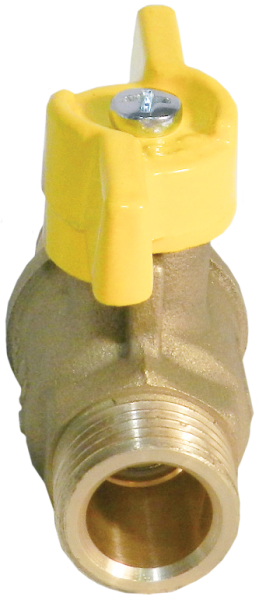 Кран ГАЗ 11б27п Ду 20 резьба/резьба "бабочка"   (серия - ГОСТ)