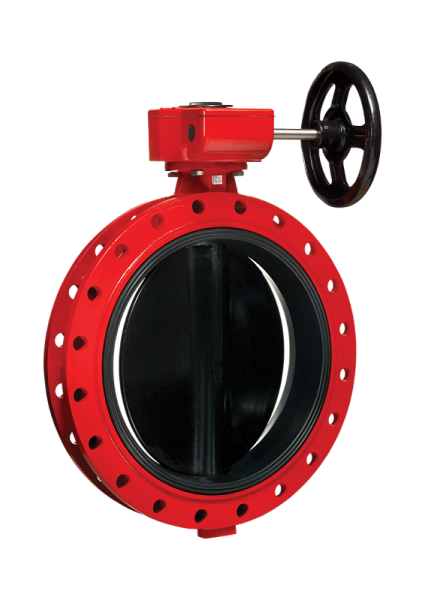 Затвор фланцевый ЗПСС-200х1,6-FN(W)-3-200-MDV-E, Ру-16, с ред.(диск-чугун, EPDM-седло, корпус-чугун)