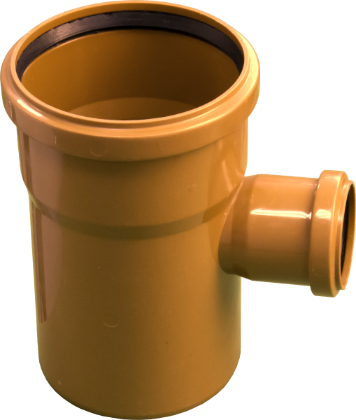 Тройник РР канализационный 110х50 (90") (оранж)