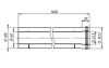 Труба удлинительная, коаксиальная 60х100-1000 мм (серия "СТАНДАРТ")