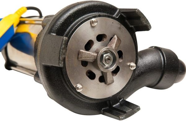 Фекальный насос F-180R (1800Вт, Hmax-15 м, Qmax-400 л/мин, корпус двигателя - чугун)с реж. мех.