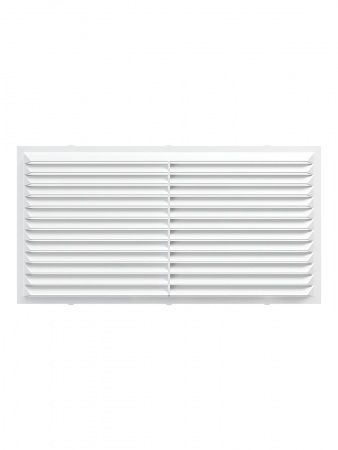 Решетка пластиковая 217х113, белая, сетка