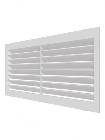 Решетка пластиковая 171х81, белая, сетка