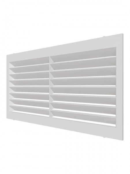 Решетка пластиковая 171х81, белая, сетка