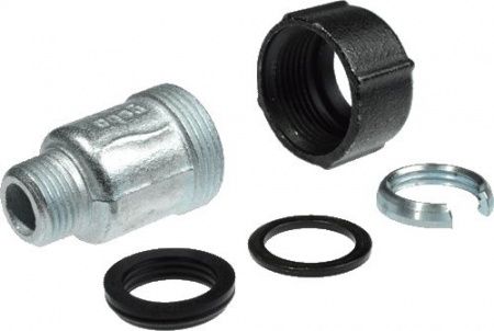 Муфта зажимная чугунная, оцинкованная GEBO AK 1 1/2" НР