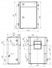 Котел газовый, парапетный "Луч" КСГ-20П (20 кВт, одноконтурный, закрытая камера), труба отдельно