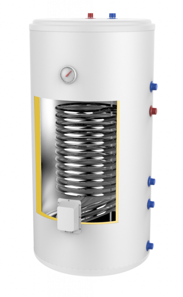 Водонагреватель косвенного нагрева Termica AMET 250 INOX напольный (250 л., н/ж, 33 кВт.)