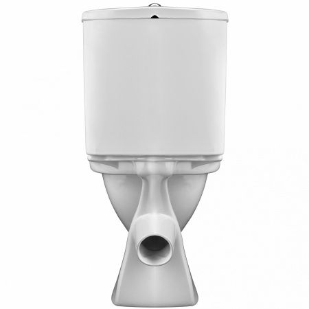 Унитаз Алькор с бачком, белый, 1 кн.арм., косой выпуск, нижн.подв., сиденье полипропилен