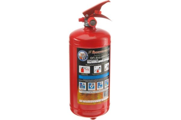 Огнетушитель порошковый ОП-2 (з) АВСЕ, ЗПУ-Алюминий (Ярпожинвест)