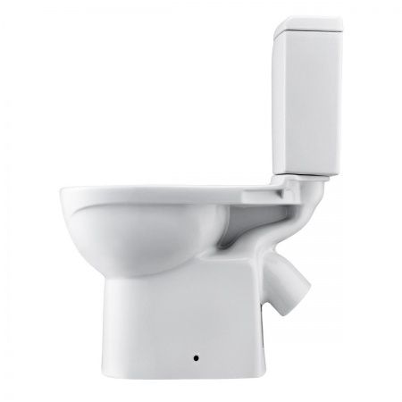 Унитаз Юнион с бачком, белый, 2 х кн.арм., косой выпуск, нижн.подв., сиденье дюропласт, микролифт