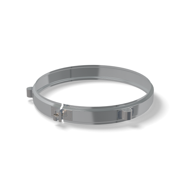 Хомут стяжной под растяжку нерж. Ф 210 мм.(430/0,5 мм.)