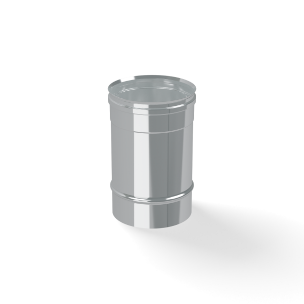 Дымоход нерж. Ф110 - 0,25 м. (430/0,5 мм.)