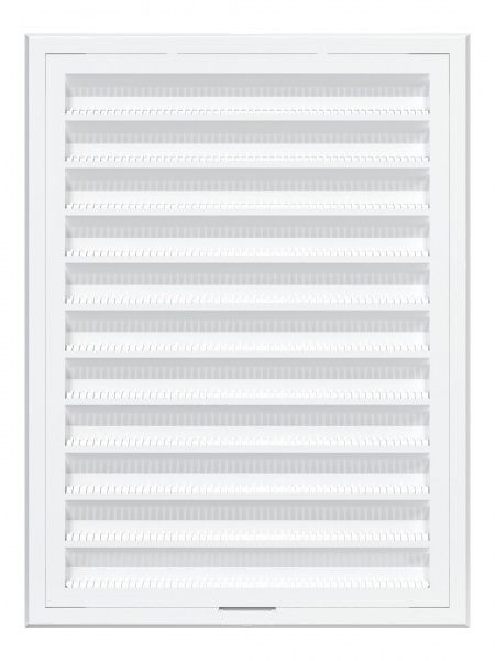 Решетка пластиковая 150х200, белая, сетка, разъемная