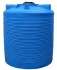 Емкость ПЭ цилиндрическая синего цвета VERT 10000л