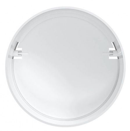 Соединитель круглых каналов d=100 мм. (с клапаном) пластиковый, белый