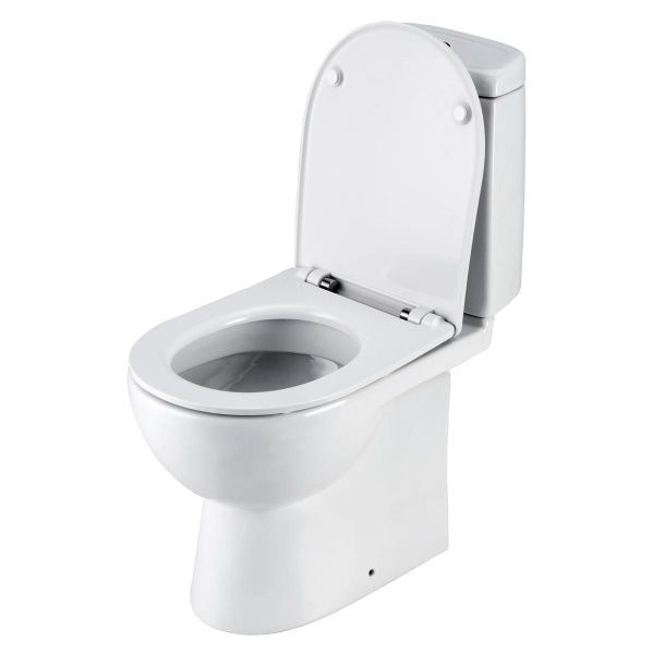 Унитаз Остин с бачком, белый, 2 х кн.арм., прямой выпуск, нижн.подв., сиденье дюропласт, микролифт