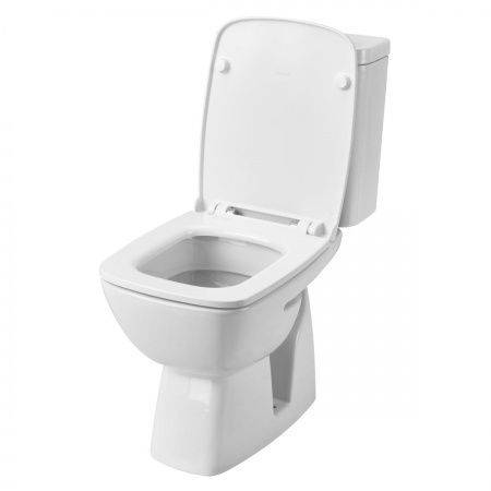 Унитаз Нео Лайт с бачком, белый, 2 х кн.арм., косой выпуск, нижн.подв., сиденье дюропласт, микролифт
