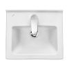 Умывальник "Визит-40" с переливом, без комплекта, 1 отверстие, белый