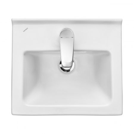 Умывальник "Визит-40" с переливом, без комплекта, 1 отверстие, белый