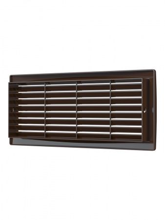 Решетка пластиковая 300х135, коричневая