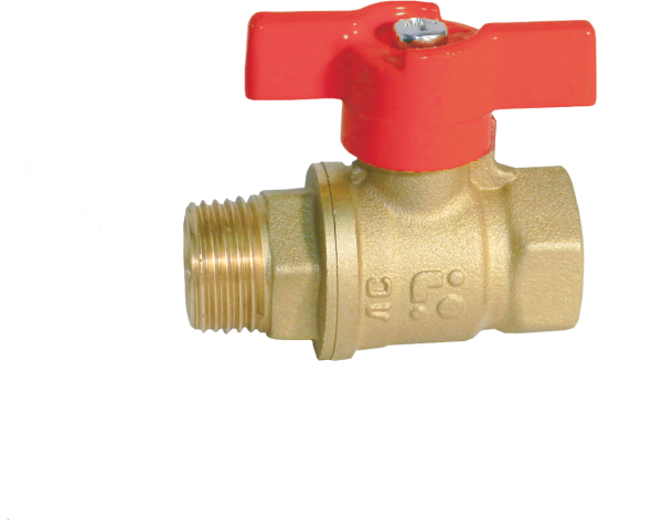 Кран 11б27п1 Ду 15 муфта/резьба "бабочка"   (серия - ГОСТ)