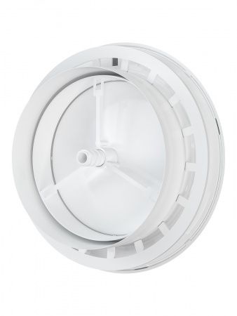 Анемостат пластиковый 150, Dн-202мм, белый, со стопорным кольцом