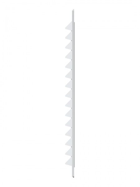 Решетка пластиковая 194х194, белая, сетка