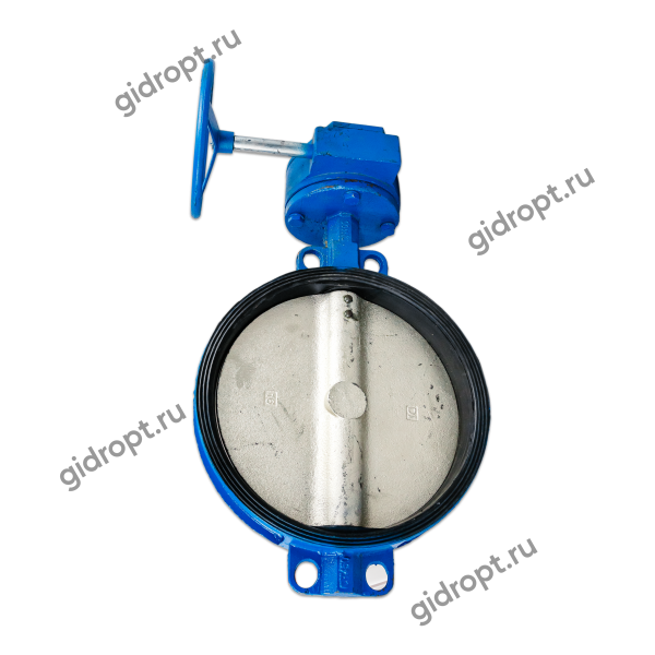 Затвор дисковый Ру10/16 Ду 400, с редуктором (чугунный, поворотный)