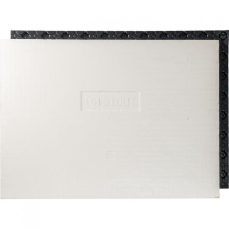 Мат для теплого пола с бобышками 1100х800х20мм (0,88 кв.м.) с черным полистирольным покрытием