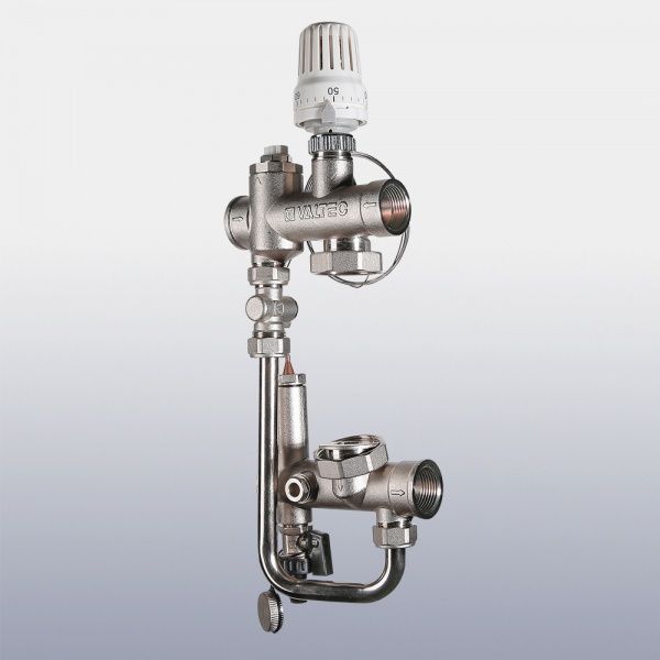 Насосно-смесительный узел без насоса VT.VALMIX.0.130, монтажная длина насоса 130 мм. /Без насоса/