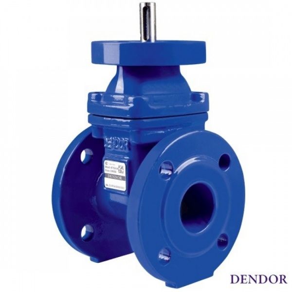 Задвижка "DENDOR" с обрезиненным клином тип 47GVA Ду 150 Ру 10/16 под привод