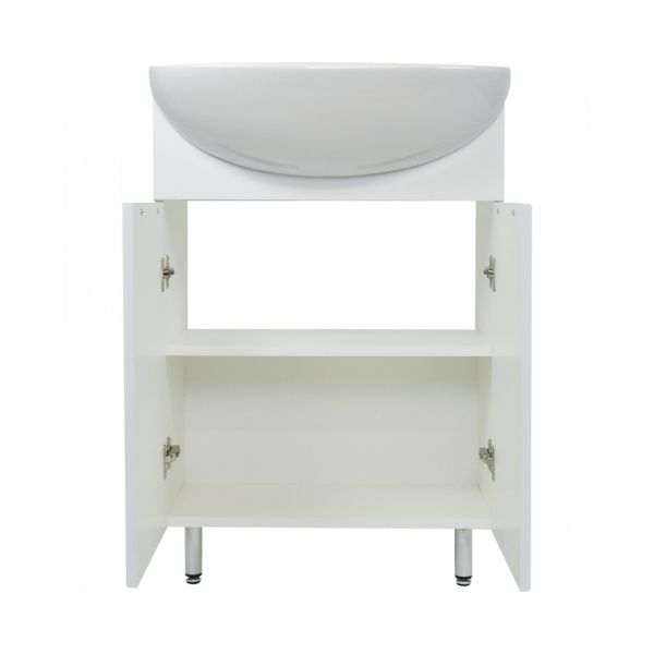 Тумба "Афина 60" под умывывальник "Уют 60" Rosa