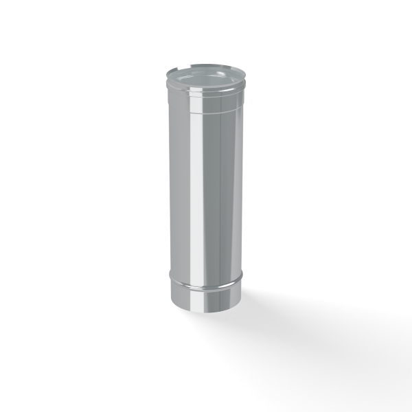 Дымоход нерж. Ф110 - 0,5 м. (430/0,5 мм.)