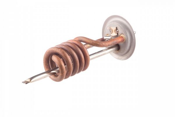 Нагревательный элемент (ТЭН) 2,0 кВт, нерж., под анод М6 (форма - спираль)