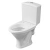 Унитаз "Вест" белый, 1 кн.арм., косой выпуск, нижн.подв., сид.полипр.